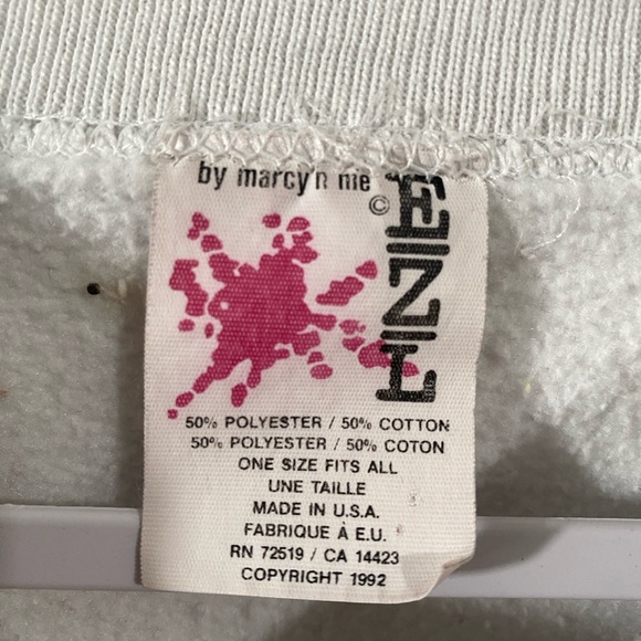 Vintage 90s Dirty Dancing Farm Animals Puffy Graphic Sweatshirt One Size - Picture 6 of 7